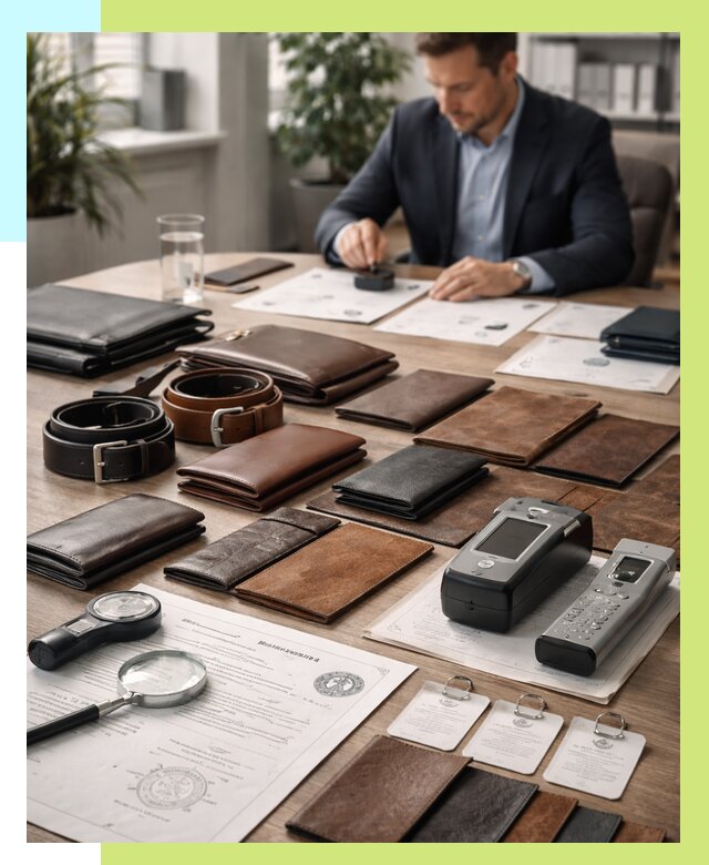 Сертификация кожаных изделий в Кронштадте от 12521 р. | Алешин-Крн