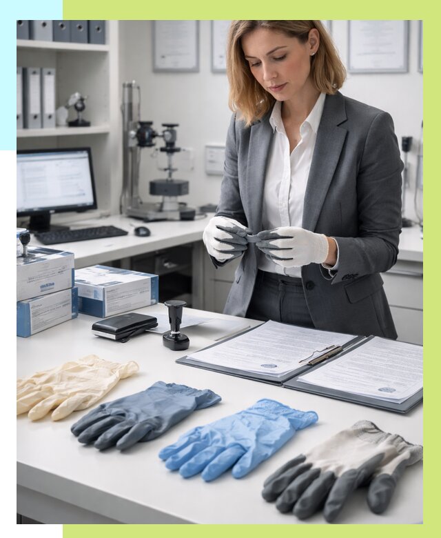 Сертификация перчаток в Кронштадте от 8869 р. | Алешин-Крн