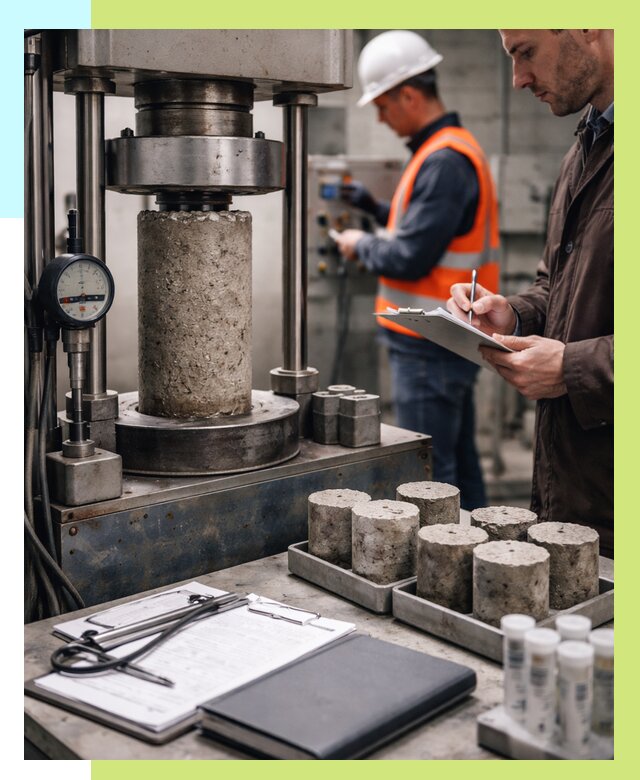 Сертификация бетона в Кронштадте от 31302 р. сертификат | Алешин-Крн