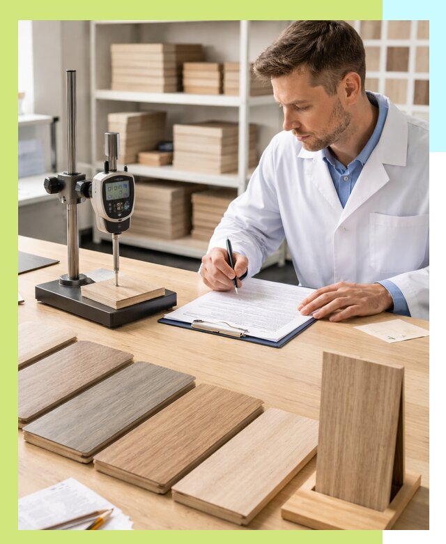 Сертификация ламината с испытаниями и оформлением документов в Кронштадте