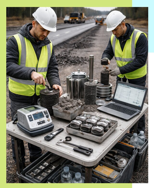 Сертификация асфальта: испытания и подтверждение в Кронштадте