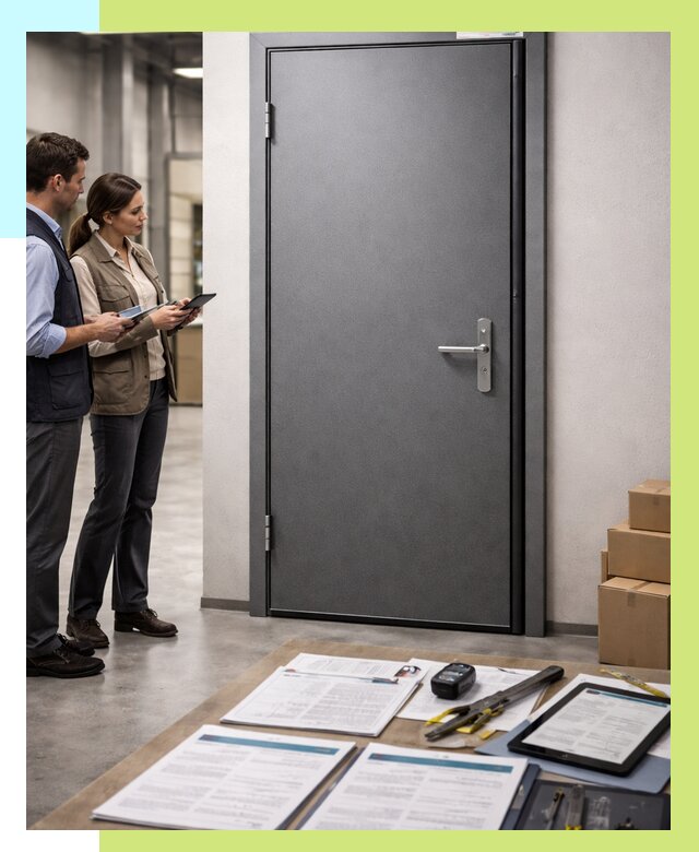 Сертификация противопожарных дверей в Кронштадте от 9391 р. | Алешин-Крн