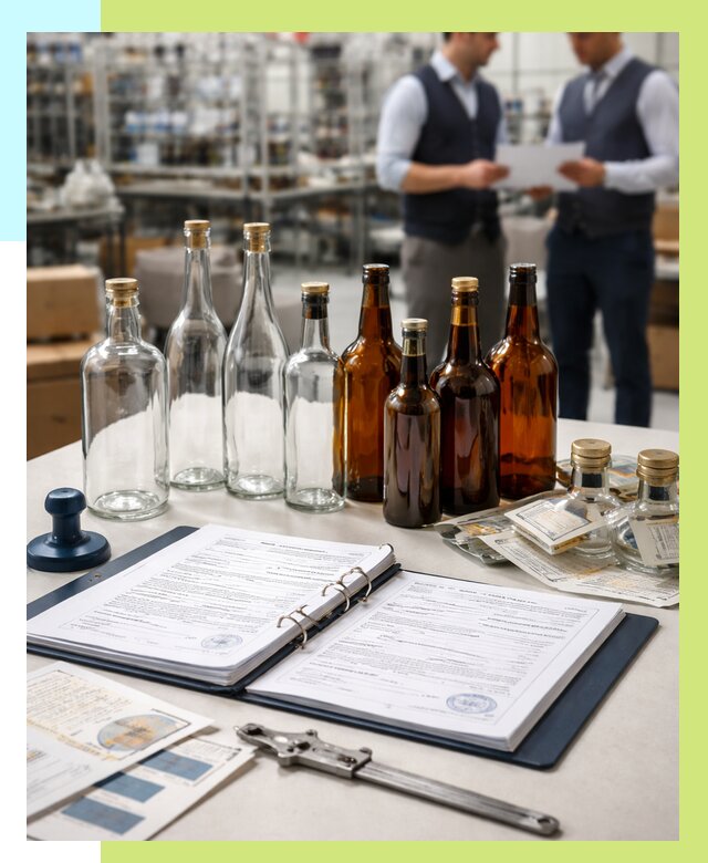 Сертификация стеклянных бутылок в Кронштадте от 26085 р. | Алешин-Крн