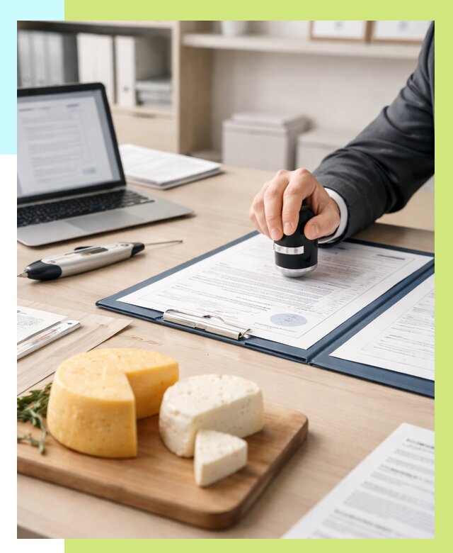 Сертификация сыров в Кронштадте от 15651 р | Сертификат на сыр Алешин-Крн