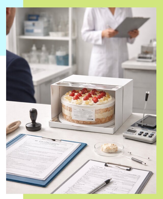 Сертификация тортов в Кронштадте от 9391 р. заказать | Алешин-Крн