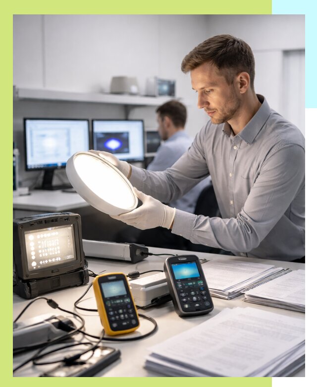 Сертификация светильников в Кронштадте: испытания и оформление