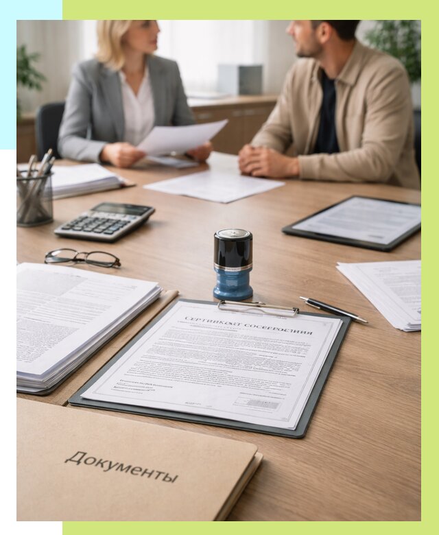 Сертификат соответствия на продукцию в Кронштадте от 15651 р.|Алешин-Крн