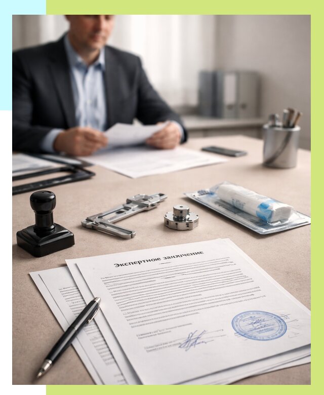 Экспертное заключение на продукцию в Кронштадте от 8869 р. | Алешин-Крн