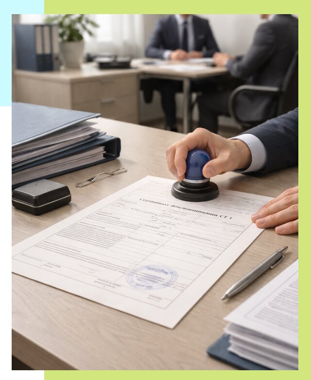 Сертификат происхождения СТ 1 в Кронштадте от 4695 р. | Алешин-Крн