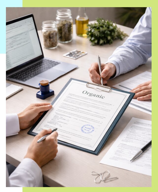 Оформление сертификат органик в Кронштадте от 31302 р. | Алешин-Крн