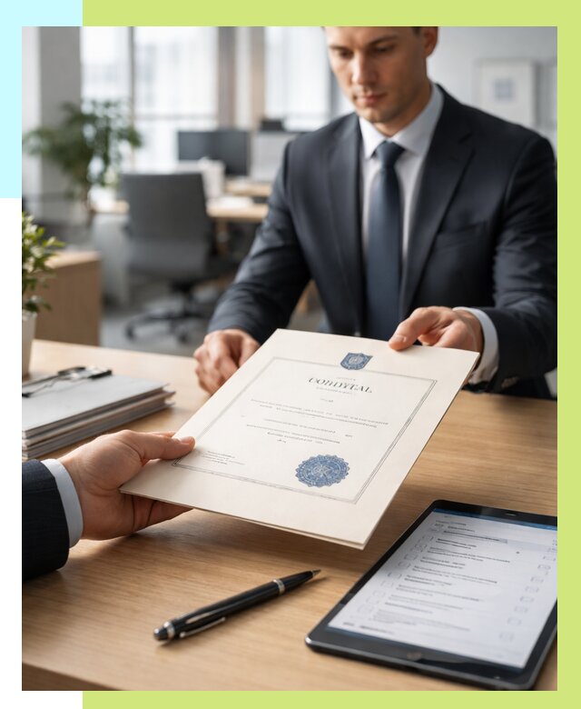 Сертификат ISO 30301 в Кронштадте от 36519 р. | Алешин-Крн - под ключ