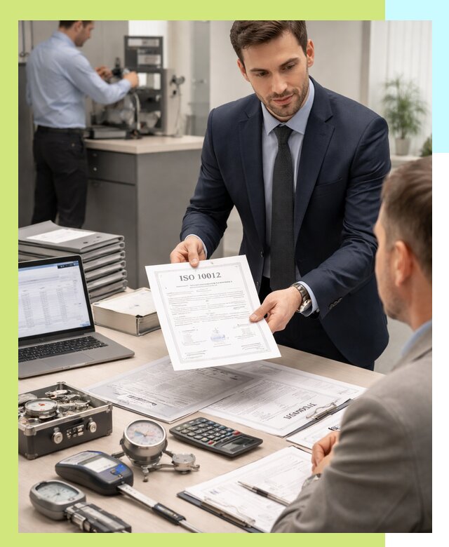 Выдача сертификата ISO 10012 по требованиям метрологии в Кронштадте